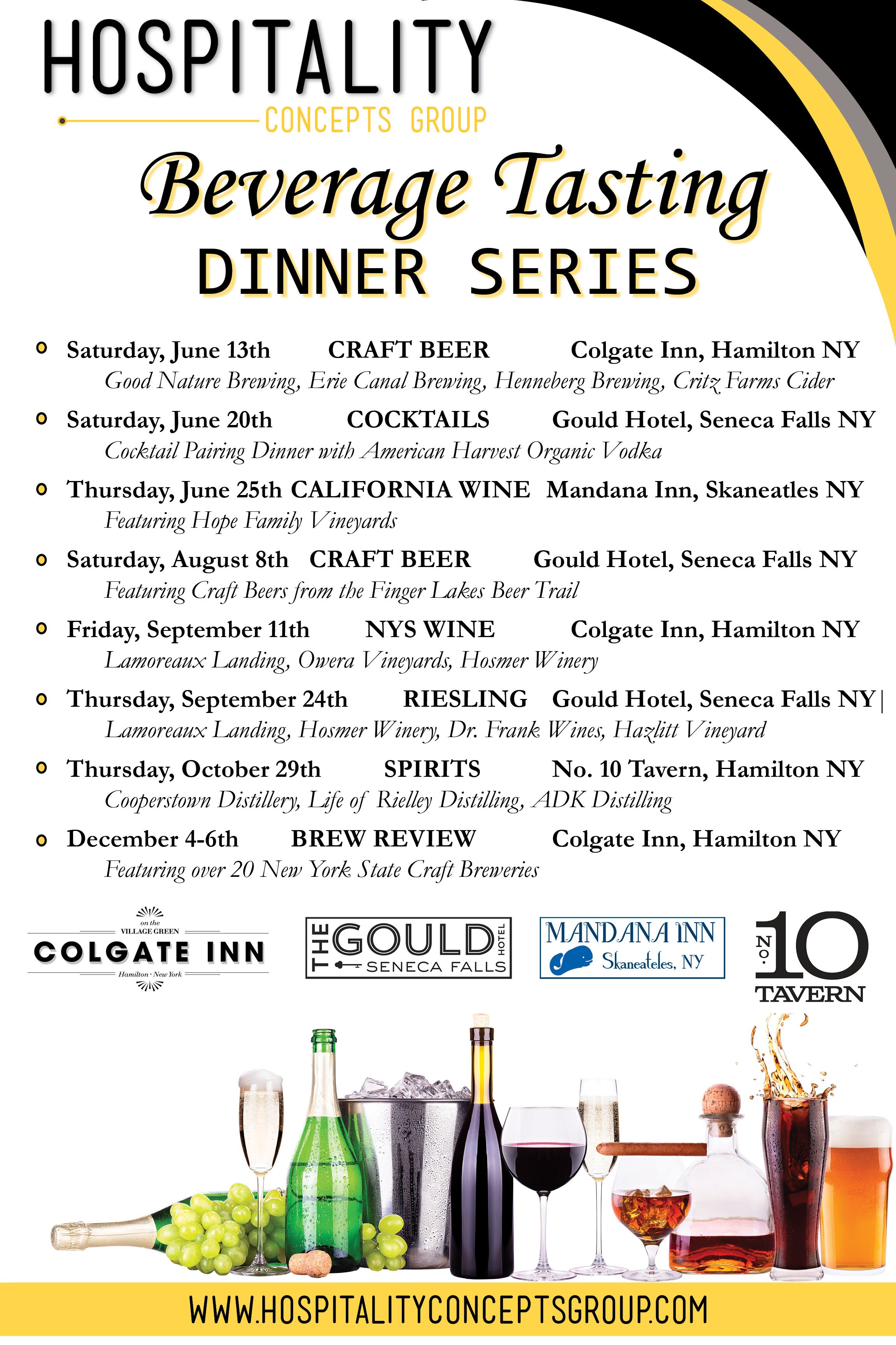 HCG Bev Tasting Poster